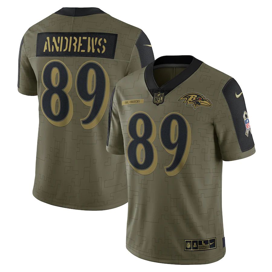 Nike Men's Baltimore Ravens Mark Andrews #89 Purple Game Jersey