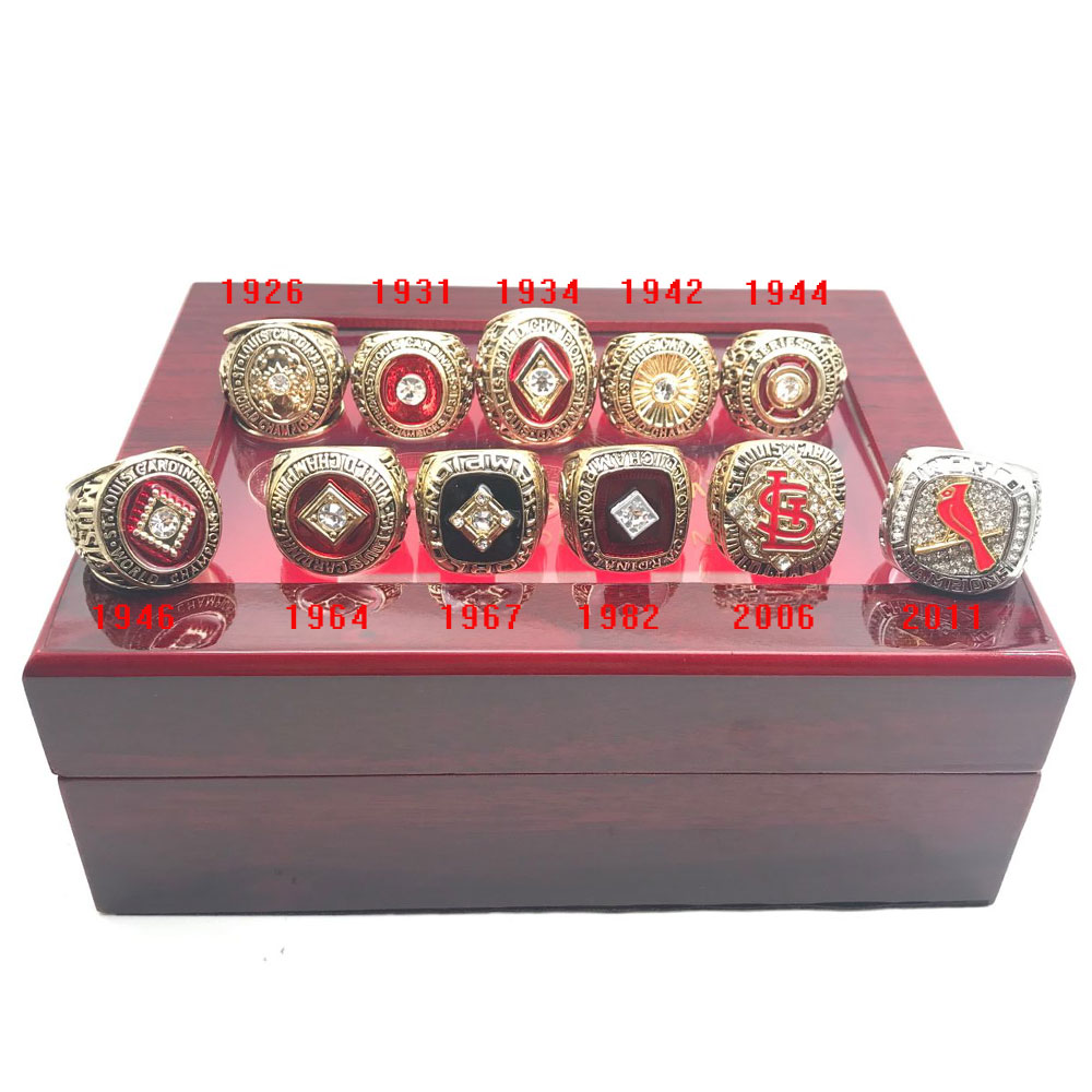 11 St. Louis Cardinals World Series Rings Set – Championship Rings Store