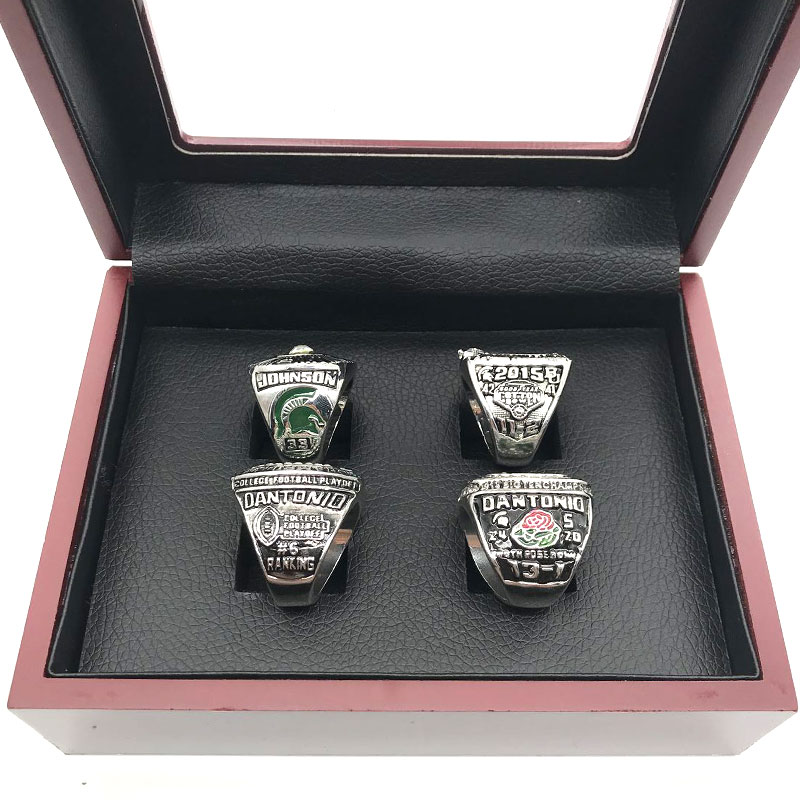 2015 Michigan State Commerative Championship Fan Ring Sz 12