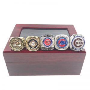 Chicago Cubs Championship 5 Rings Set