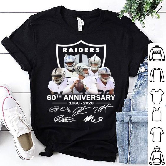 raiders 60th anniversary shirt