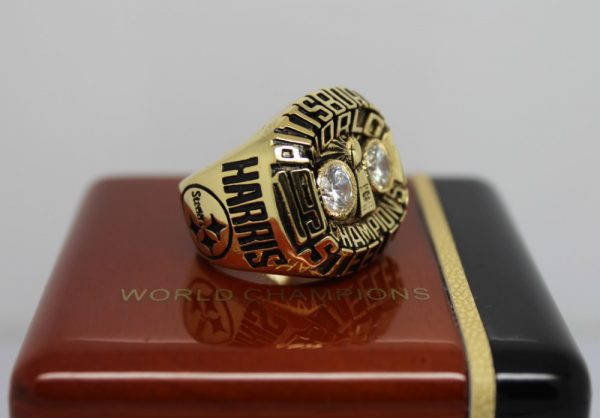 : Lilong A Set of 6 Pittsburgh Championship Ring by Display Box  Set, golden : Sports & Outdoors