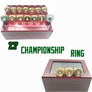Boston Celtics Championship 17 Rings Set