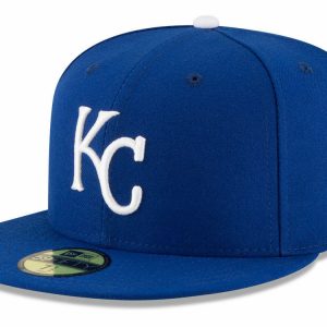 New Era Kansas City Royals GAME 59Fifty Fitted Hat (Royal Blue) MLB Cap