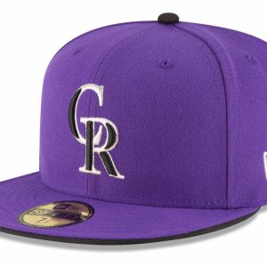 New Era Colorado Rockies ALT 2 59Fifty Fitted Hat (Purple) MLB Cap