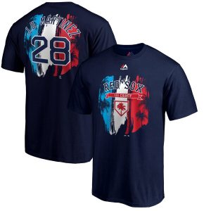 Men's J.D. Martinez Navy Boston Red Sox 2019 Spring Training Name & Number T-Shirt