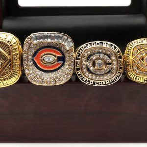 4 Pcs 1963 1985 1985 2006 Chicago Bears Championship Ring Great Gift !!!