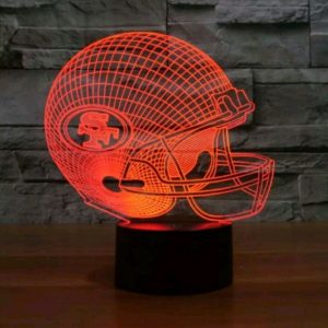 San Francisco 49ers 3D illusion Night Light 7 Color Change LED Desk Lamp New