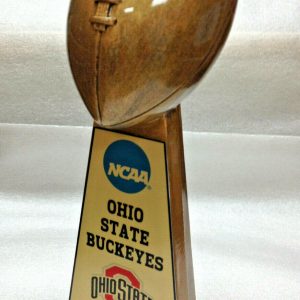 OHIO STATE BUCKEYES NCAA NATIONAL CHAMPION FOOTBALL TROPHY 13"
