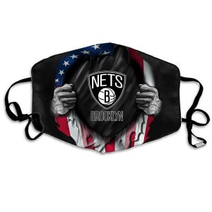 NBA Brooklyn Nets Black Face Protection