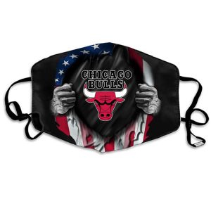 NBA Chicago Bulls Black Face Protection