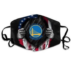 NBA Golden State Warriors Black Face Protection
