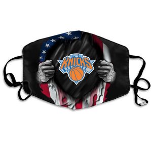 NBA New York Knicks Black Face Protection