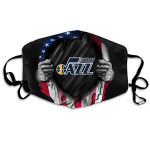 NBA Utah Jazz Black Face Protection