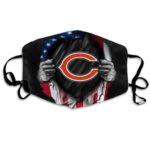 NFL Chicago Bears Black Face Protection