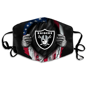NFL Las Vegas Raiders Black Face Protection