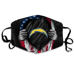 NFL Los Angeles Chargers Black Face Protection