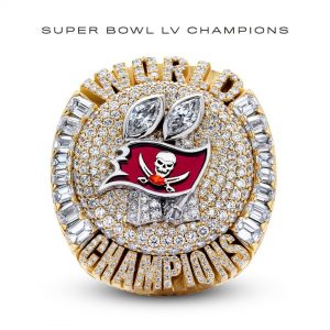 Tampa Bay Buccaneers Super Bowl LV Champions Ring 2020 - Custom Name
