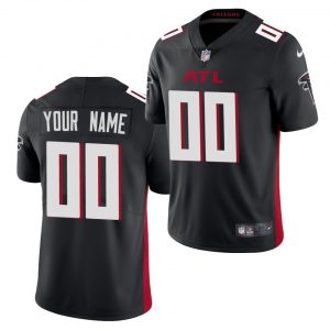 Men's and Youth's Atlanta Falcons Black Custom Jersey 2020 Vapor Limited