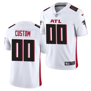 Men's and Youth's Atlanta Falcons White Custom Jersey 2020 Vapor Limited
