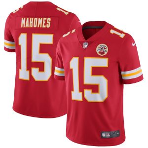 Patrick Mahomes #15 Kansas City Chiefs Red Vapor Limited Jersey