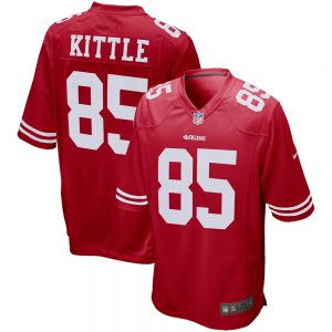 George Kittle #85 San Francisco 49ers 2021 Scarlet Game Jersey