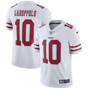 Jimmy Garoppolo #10 San Francisco 49ers 2021 White Vapor Untouchable Limited Jersey