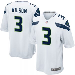Russell Wilson #3 Seattle Seahawks 2021 College White Game Jersey