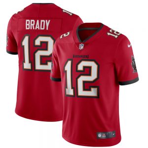Tom Brady #12 Tampa Bay Buccaneers 2021 Red Alternate Vapor Limited Jersey