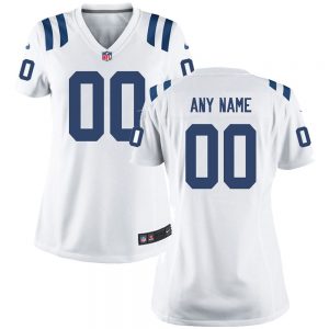 Women's Indianapolis Colts White Custom Game Jersey