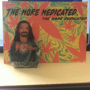 Jesus Snoop Dogg Funny Shaking Head - The More Medicated, The More Dedicated