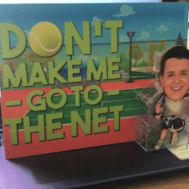 Don't Make Me Go To The Net - Personalized Shaking Head