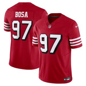 Men's San Francisco 49ers Nick Bosa Scarlet Vapor F.U.S.E. Limited Jersey