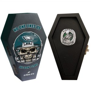 2017 Philadelphia Eagles Championship Ring With Coffin Box