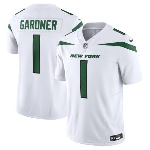Men's New York Jets Sauce Gardner Vapor F.U.S.E. Limited Jersey