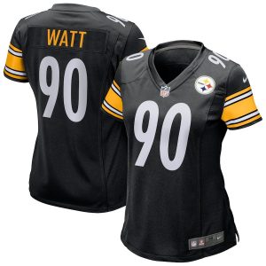 Women's T.J. Watt Black Pittsburgh Steelers Game Jersey
