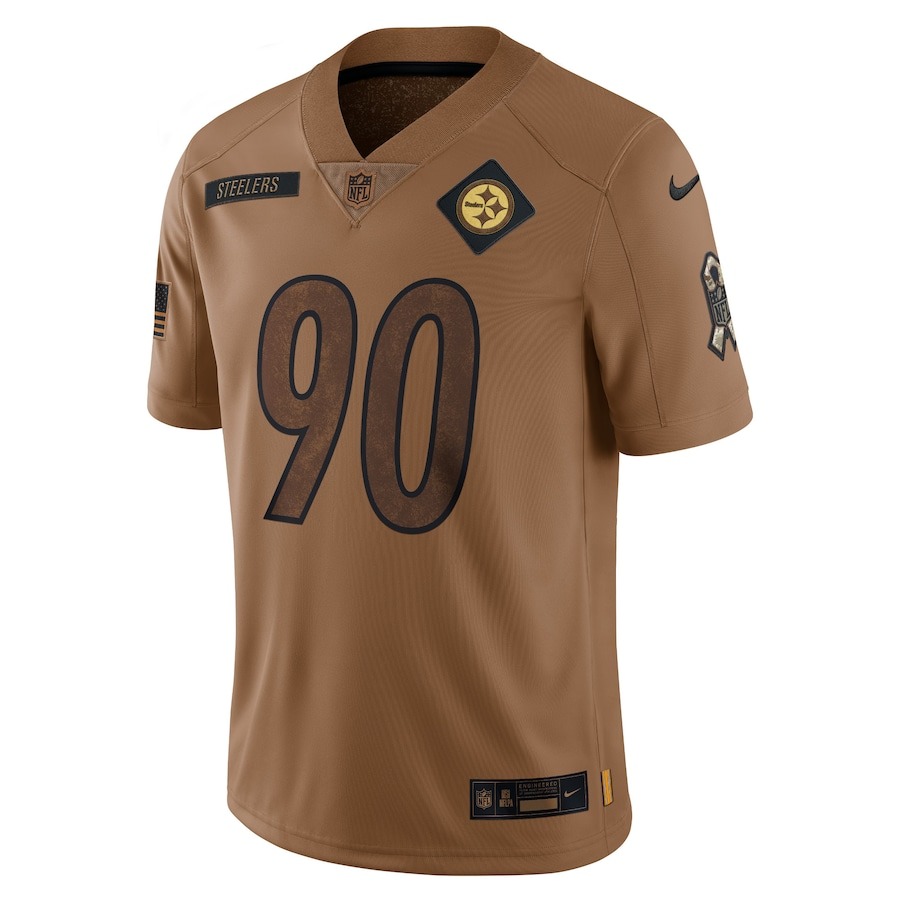 Men's Nike Kenny Pickett Brown Pittsburgh Steelers 2023 Salute to Service Limited Jersey