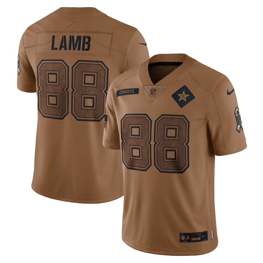 Men's Dallas Cowboys CeeDee Lamb Nike Camo 2021 Salute To